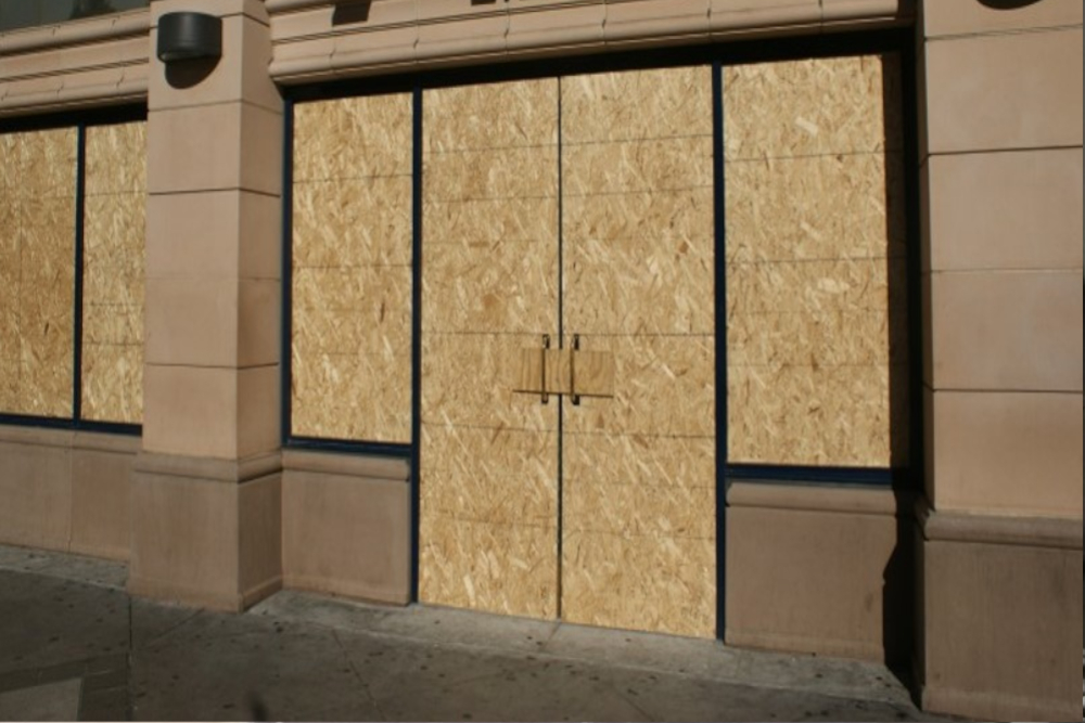 Boarding Up in Belgravia, Westminster, SW1